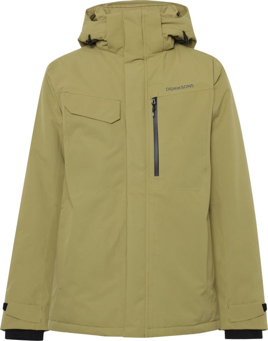 Didriksons stefan usx jkt heren outdoorjas - olive green