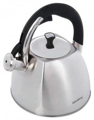 Klausberg kb-7409 fluitketel - 2,2l - rvs - alle warmtebronnen