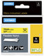 Dymo rhino industriële flexibele nylon labels | 19 mm x 3,5 m | zwarte afdruk op geel | zelfklevende labels voor rhino labelmanager labelprinters