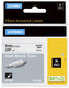 Dymo rhino industriële heat-shrink tube-labels | 9 mm x 1,5 m | zwarte afdruk op wit | voor rhino labelprinters