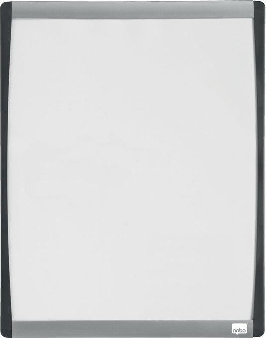 Nobo whiteboard met gewelfde lijst - 35,5 x 28cm - inclusief whiteboard accessoires - wit