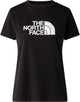 The north face w evolution half dome slim short sleeve dames outdoorshirt - tnf zwart s