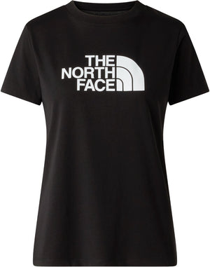 The north face w evolution half dome slim short sleeve dames outdoorshirt - tnf zwart m