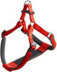 Ferplast daytona hondentuig harnas - nylon - zachte voering - rood - xl - halsomtrek 80 - 88 cm - borstomtrek 83 - 97 cm (gelieve alvorens bestellen opmeten)