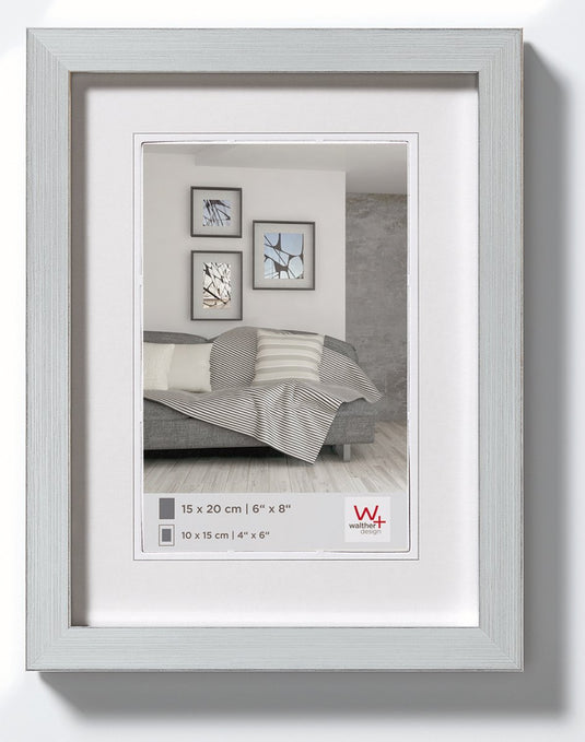 Walther construction - fotolijst - fotoformaat 18x24 cm - zilver