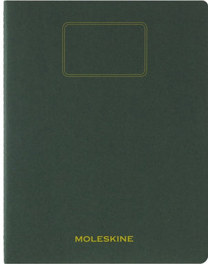 Moleskine schrift student xxl - zachte kraft - blanco - mirte groen
