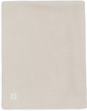Jollein baby deken wieg - 75x100cm - basic knit - oatmeal velvet