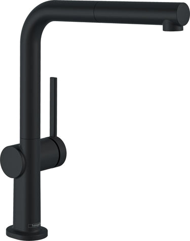 Hansgrohe talis m54 ééngreeps keukenmengkraan 270 met uittrekbare uitloop mat zwart