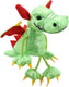 The puppet company vingerpop groene draak speelgoed popje.