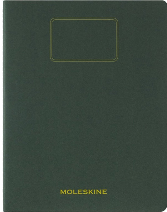 Moleskine schrift student xxl - zachte kraft - gelinieerd - mirte groen