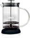 Bialetti cappuccinatore melkopschuimer 330 ml – handmatige melkopschuimer – borosilicaat glas – voor cappuccino, latte macchiato en koffiespecialiteiten