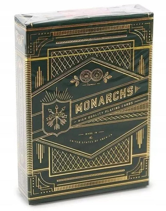 Theory11 bicycle monarchs green speelkaarten - luxe kwaliteit