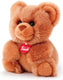 Trudi fluffy knuffel beer 19 cm - hoge kwaliteit pluche knuffel - knuffelbeer voor jongens en meisjes - bruin - 16x19x13 cm maat s