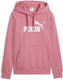 Puma ess no. 1 logo hoodie fl (s) dames trui - wild pink