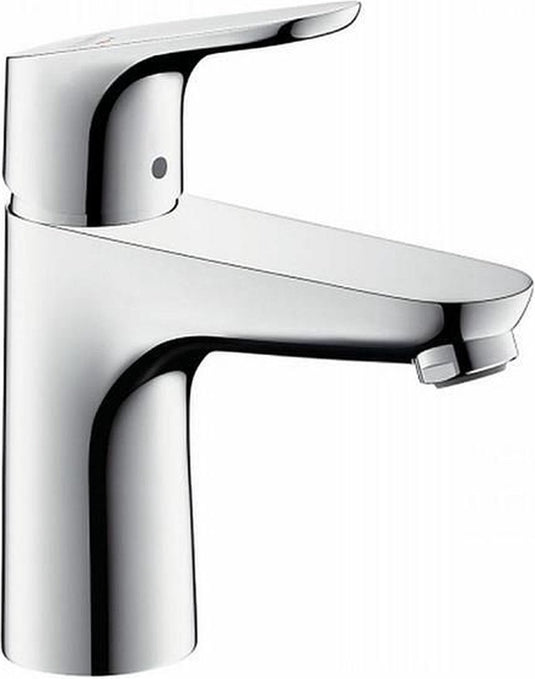 Hansgrohe focus - wastafelmengkraan - ééngreeps bediening - coolstart energiebesparend - zonder waste - 100mm - chroom