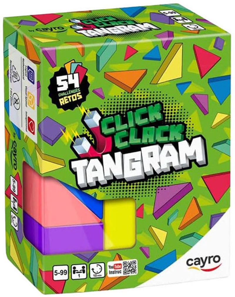 Load image into Gallery viewer, Cayro magnetisch blokkenspel click clack tangram
