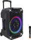 N-gear the flash 1540 - karaoke speaker - 15 woofer - bluetooth - led lichtshow - incl. draadloze microfoons