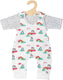 Heless poppen romper pinguin met t-shirt, 28-35 cm