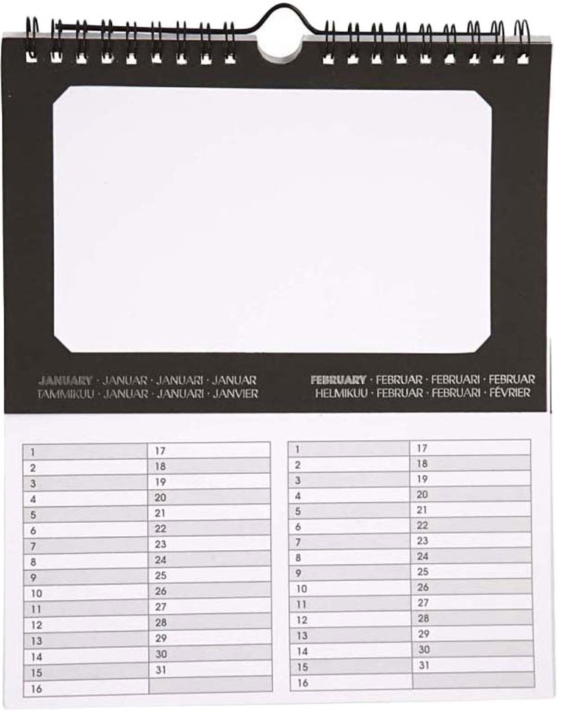 Load image into Gallery viewer, Creativ company maak een papieren verjaardagskalender - uni
