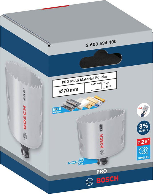 Bosch pro multi material pc plus lochsäge 70 mm - 2608594400