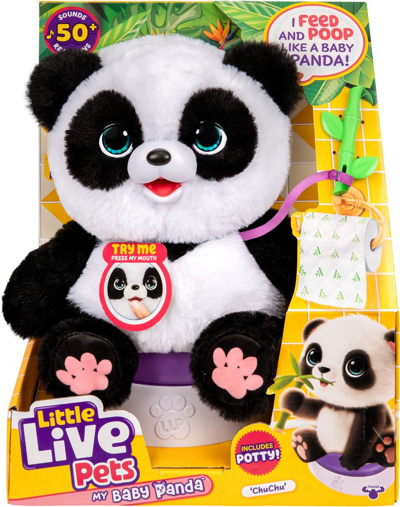 Load image into Gallery viewer, Little live pets my baby panda chuchu - interactieve knuffel
