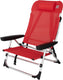 Eurotrail marbella - strandstoel met ligstand - rood