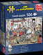Jan van haasteren - wie is de volgende? - 500 stukjes puzzel - legpuzzel