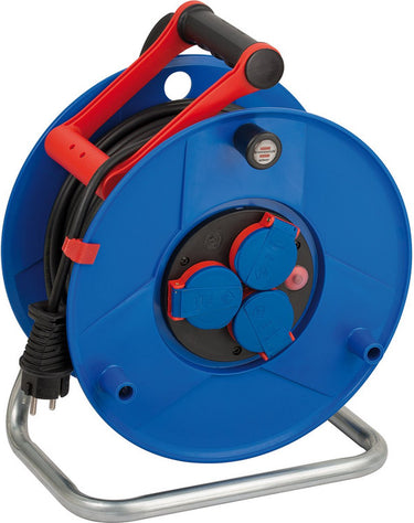 Brennenstuhl garant kabelhaspel, ip44, 50 m, speciaal kunststof, kortstondig gebruik buitenshuis, made in germany
