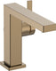 Hansgrohe tecturis e - wastafelkraan - ééngreeps bediening - coolstart energiebesparend - zonder waste - 110mm maat - brushed bronze