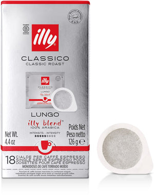 Illy - e.s.e. servings lungo 12 x 18 stuks