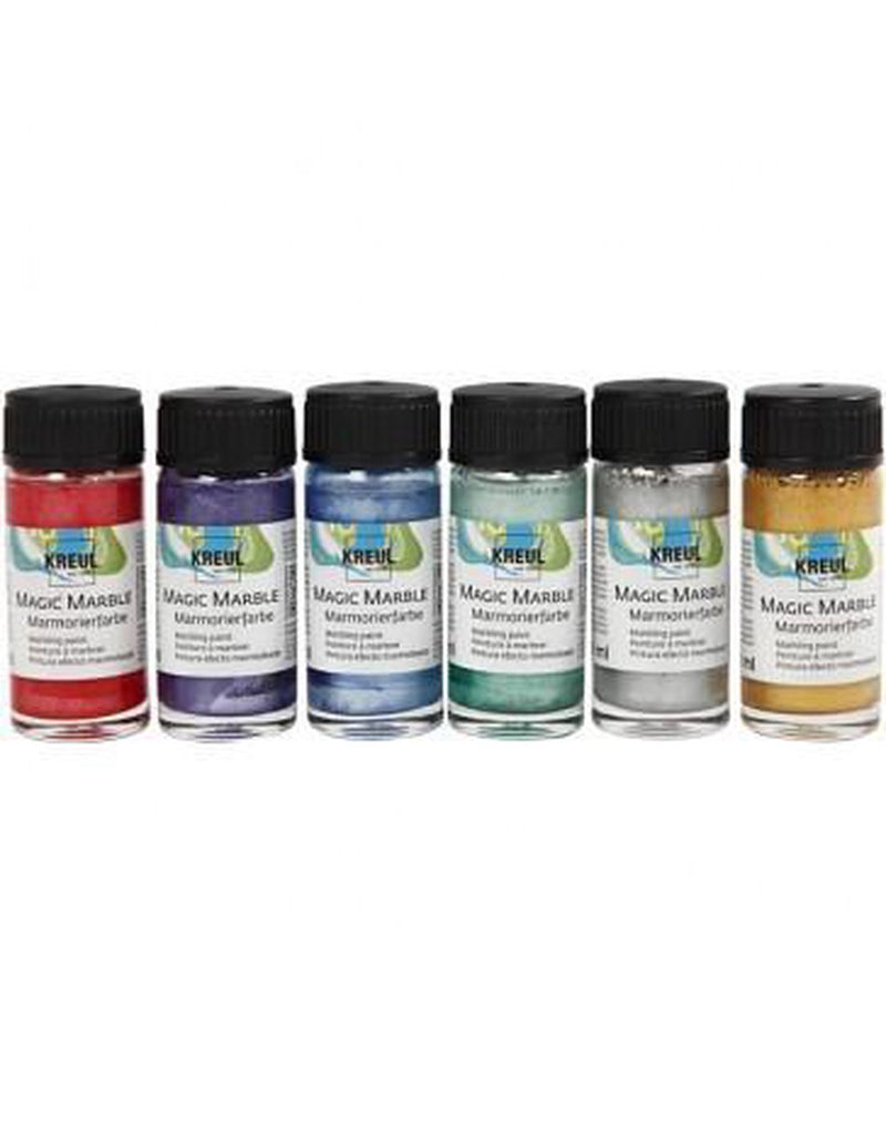 Load image into Gallery viewer, Creativ company marmerverf - metallic kleuren, 6x20ml
