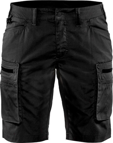 Blåkläder blaklader dames service short met stretch 7149-1845 - zwart - c40