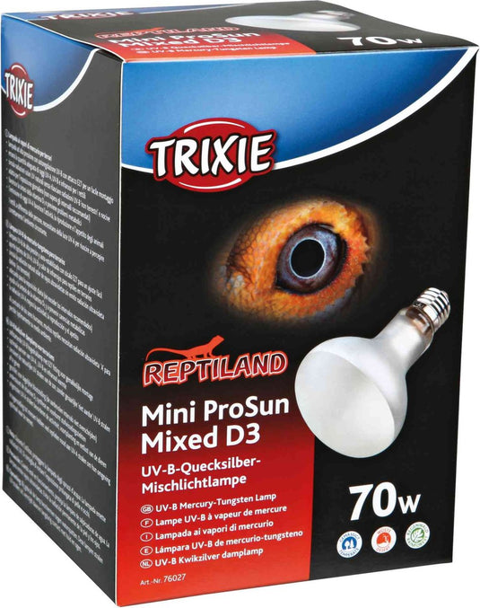 Trixie reptiland mini prosun mixed d3 uv-b lamp zelfstartend