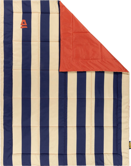 Abbey camp picknickkleed - gevoerd picknick plaid - 140 x 180 cm - blauw zand