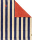 Abbey camp picknickkleed - gevoerd picknick plaid - 140 x 180 cm - blauw zand