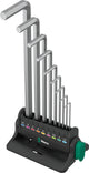 Wera 950 9 hex-plus 8 stiftsleutelset, metrisch, verchroomd, 9-delig - 05022102001