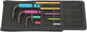 Wera 950 spkl 9 sz multicolour stiftsleutelset in etui, inch maten, blacklaser, 9 -delig - 1 stuk(s) - 05022639001