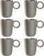 Leonardo roma mok 400ml taupe - set 6