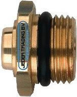 Kemper zuurstof cilinder verloop adapter m24x2 - m10x1 587
