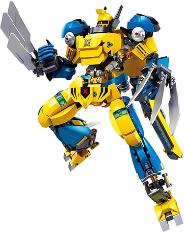 Sluban p.r. mecha 15 weerwolf bouwspeelgoed actiefiguur – constructiespeelgoed – bouwset met 525 bouwstenen – m38‑b1298 – vanaf 8 jaar