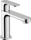 Hansgrohe rebris s - wastafelmengkraan - ééngreeps bediening - coolstart energiebesparend - met trekwaste - 110mm maat - chroom