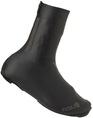 Agu raceday - fietsoverschoenen - wind- en waterdicht - 29 cm hoog - zonder rits - getapete naden - zwart - m