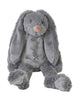 Happy horse konijn richie knuffel 28cm - donkergrijs - baby knuffel