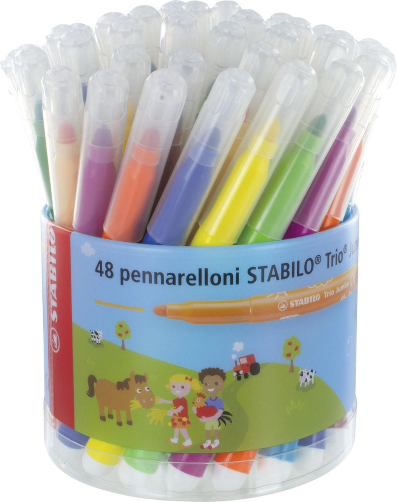 Load image into Gallery viewer, Stabilo trio jumbo schoolverpakking vilstiften - 48dlg.
