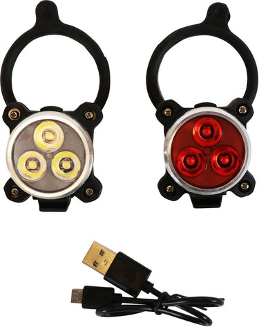 Dresco led verlichtingsset - usb oplaadbaar - 3 led's