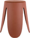 Leitmotiv kruk savor - oranje - ø44cm - modern