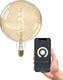 Calex slimme led lamp xxl - 20cm - e27 - smart lichtbron - goud - dimbaar - warm wit licht - 5w