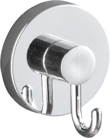 Wenko vacuum-loc handdoekhaken 2 stuks chroom - wandhaak - handdoekhouder - handdoekhaakjes - bevestigen zonder boren