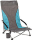 Bo-camp - strandstoel - compact - hoog - blauw grijs