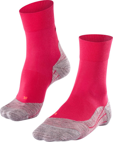 Falke ru4 anti-blaar katoen functioneel materiaal hardloopsokken dames rood - maat 41-42